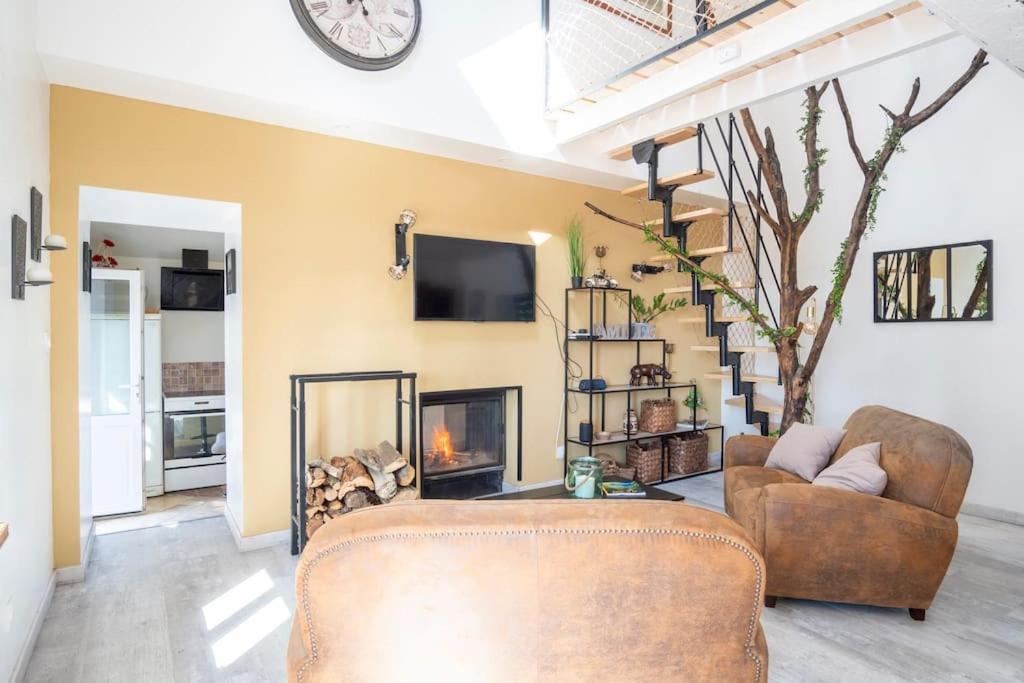 Relaxing Cottage Bain Nordique Ancinnes Bagian luar foto