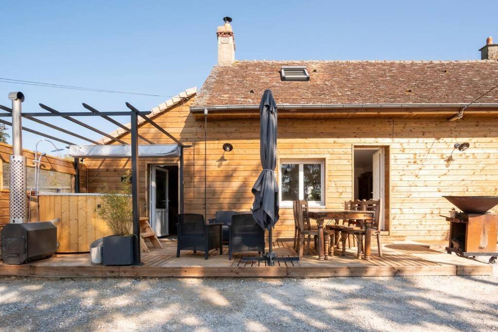 Relaxing Cottage Bain Nordique Ancinnes Bagian luar foto