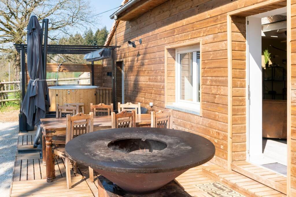 Relaxing Cottage Bain Nordique Ancinnes Bagian luar foto