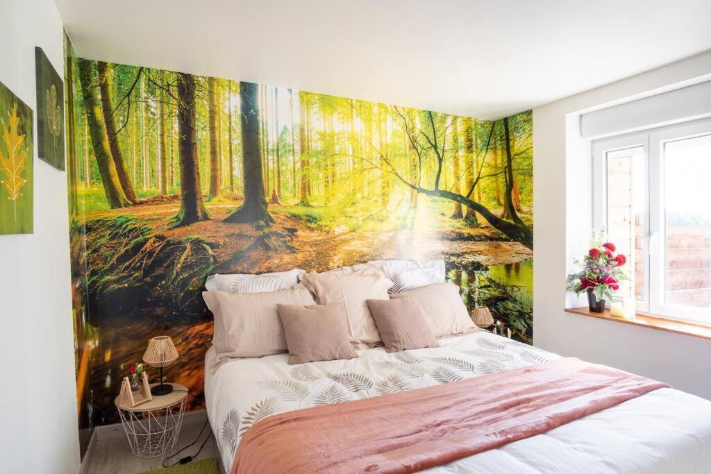 Relaxing Cottage Bain Nordique Ancinnes Bagian luar foto