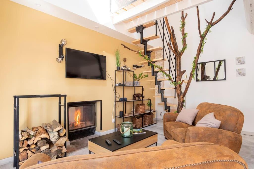 Relaxing Cottage Bain Nordique Ancinnes Bagian luar foto